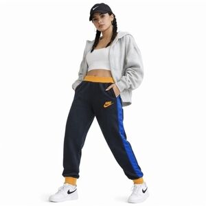 Women's Nike Sportswear Cuffed Joggers Pants Obsidian CJ4934-010 Small
